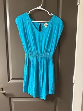 Bright Turquoise Casual Dress
